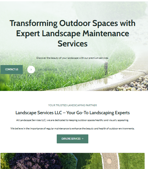 Lawn Care Website