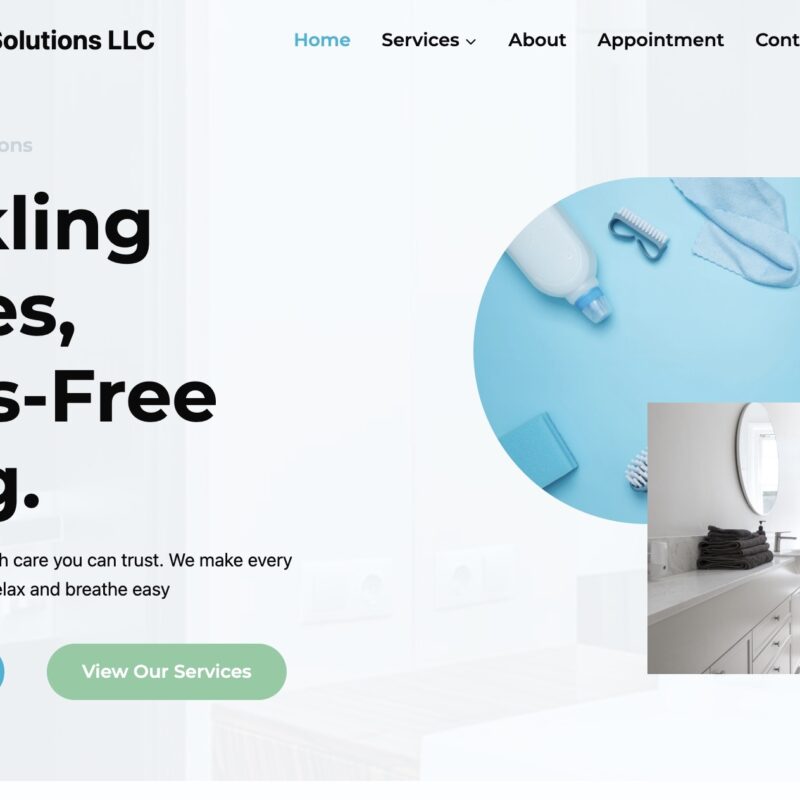 Cleaning Services Website