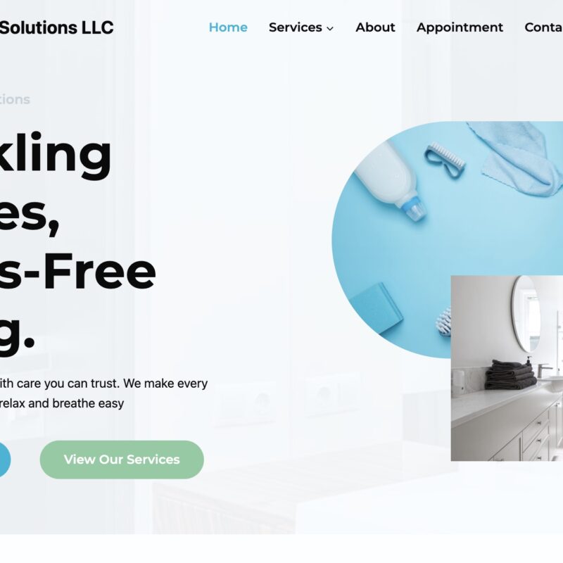 Cleaning Services Website
