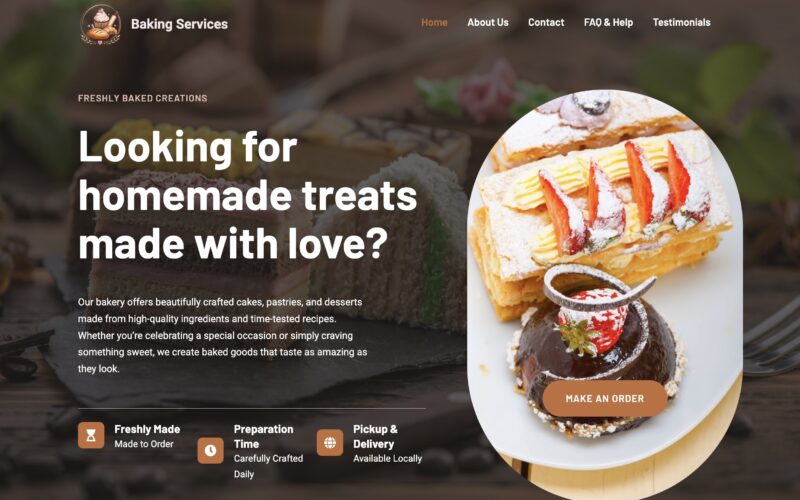 Bakery Website