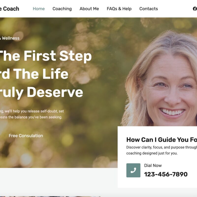 Life Coach Website
