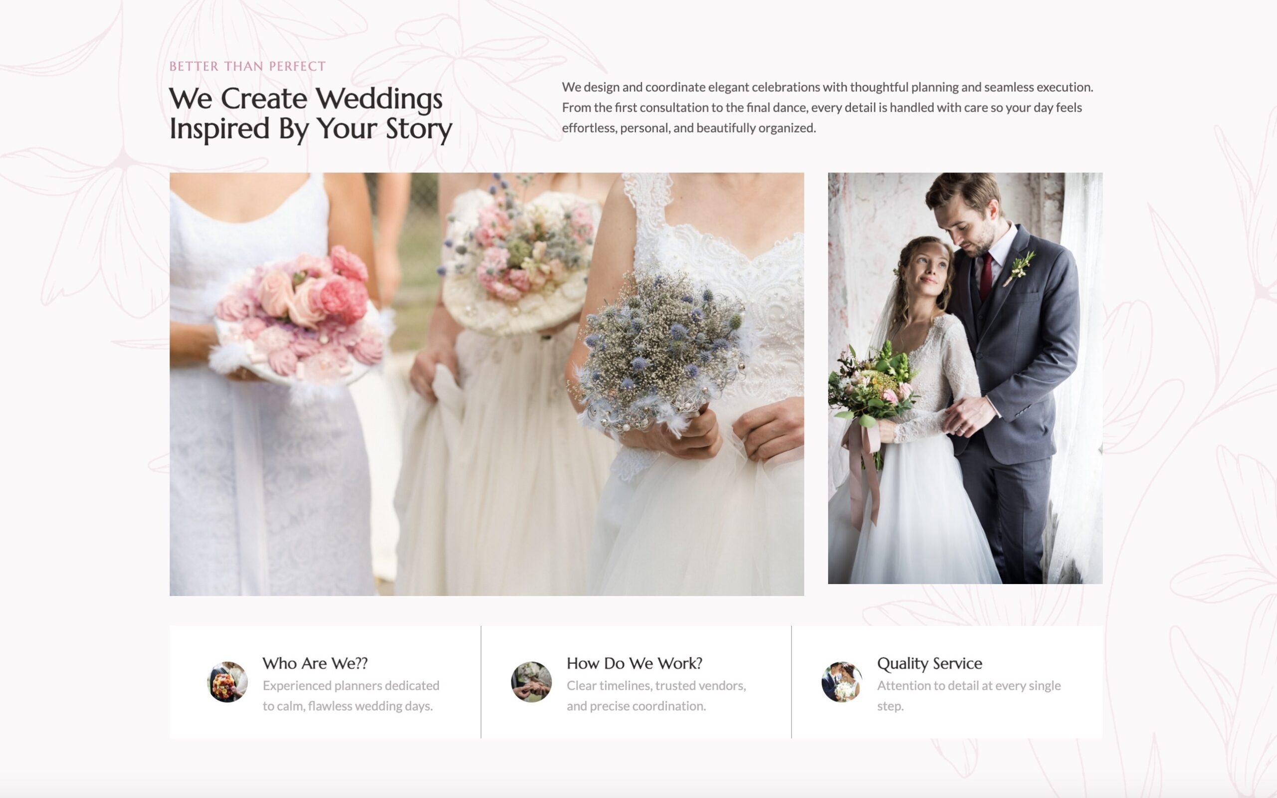 Wedding Coordinator Website - Image 3