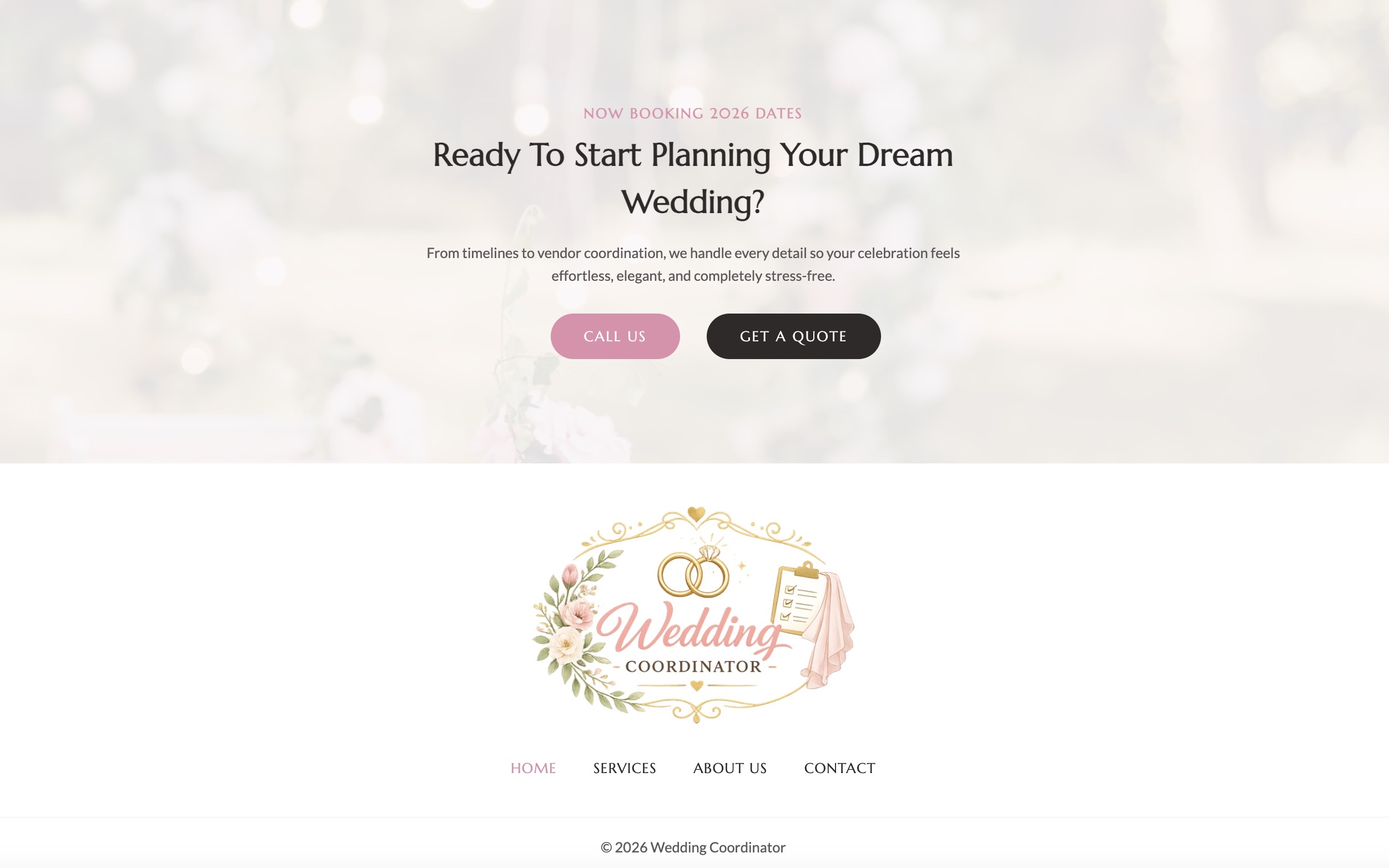 Wedding Coordinator Website - Image 7