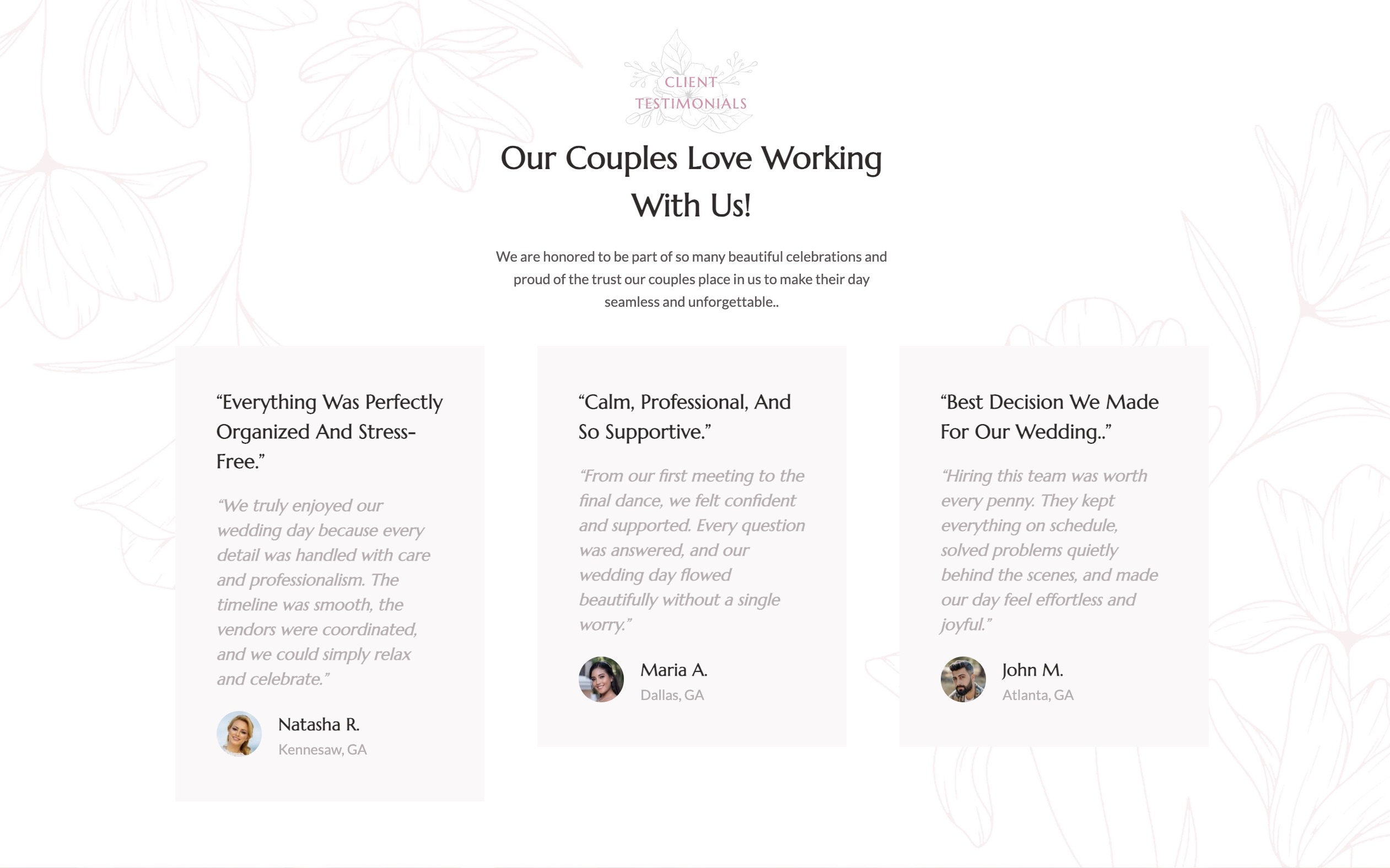 Wedding Coordinator Website - Image 6