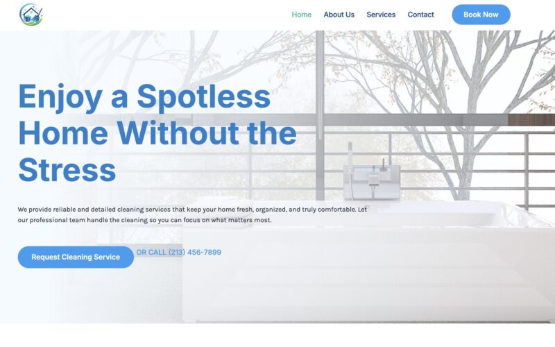 Cleaning Services Website