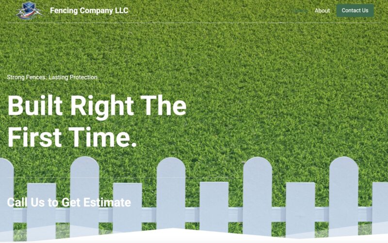 Fencing Company Website