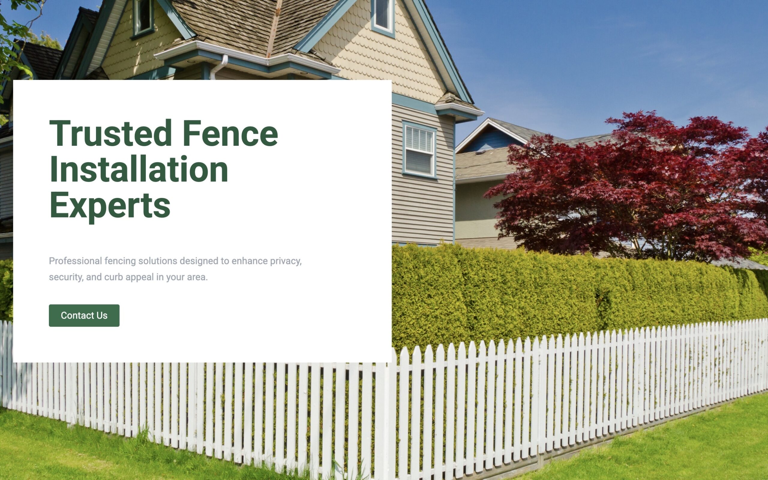 Fencing Company Website - Image 5