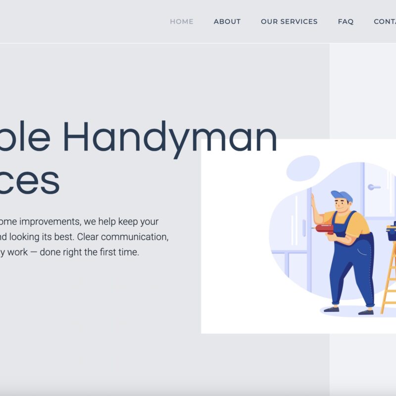 HandyMan Services Website