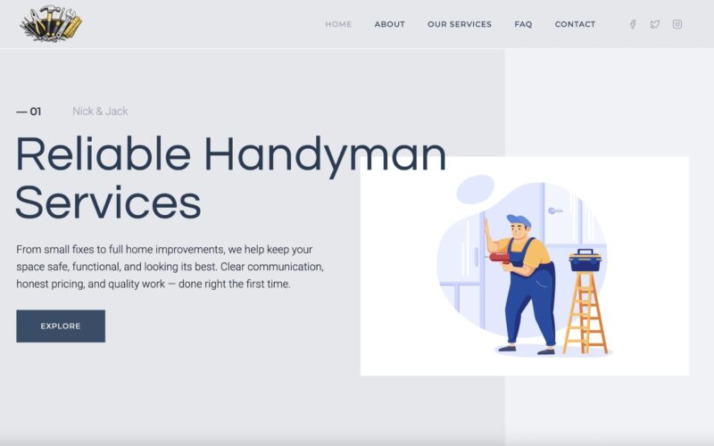 HandyMan Services Website