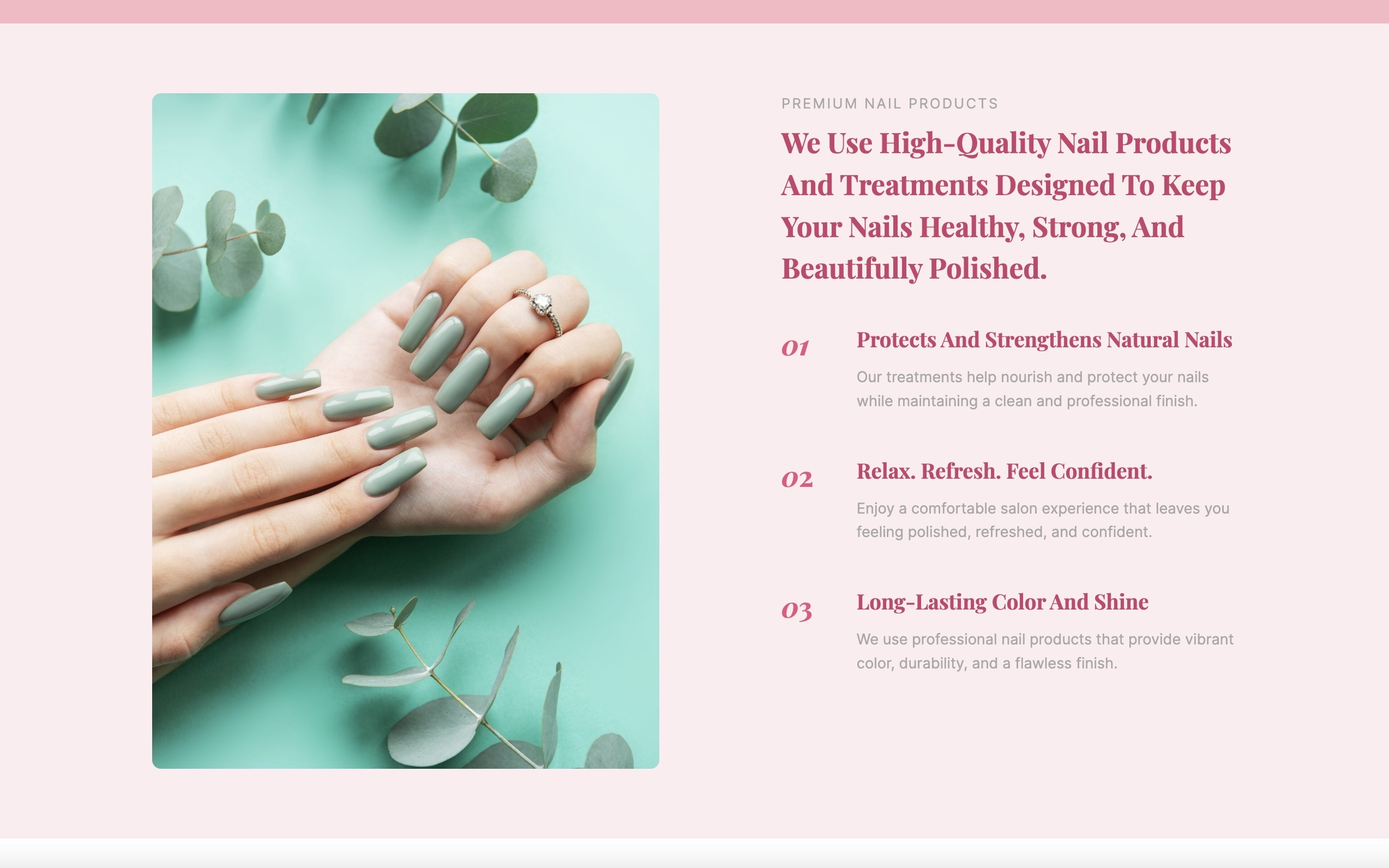 Nails Design Services Website - Image 6