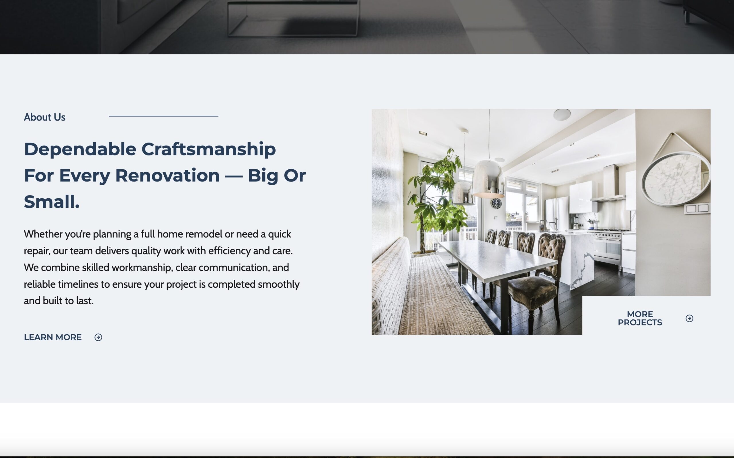 Home Remodeling Services Website - Image 2