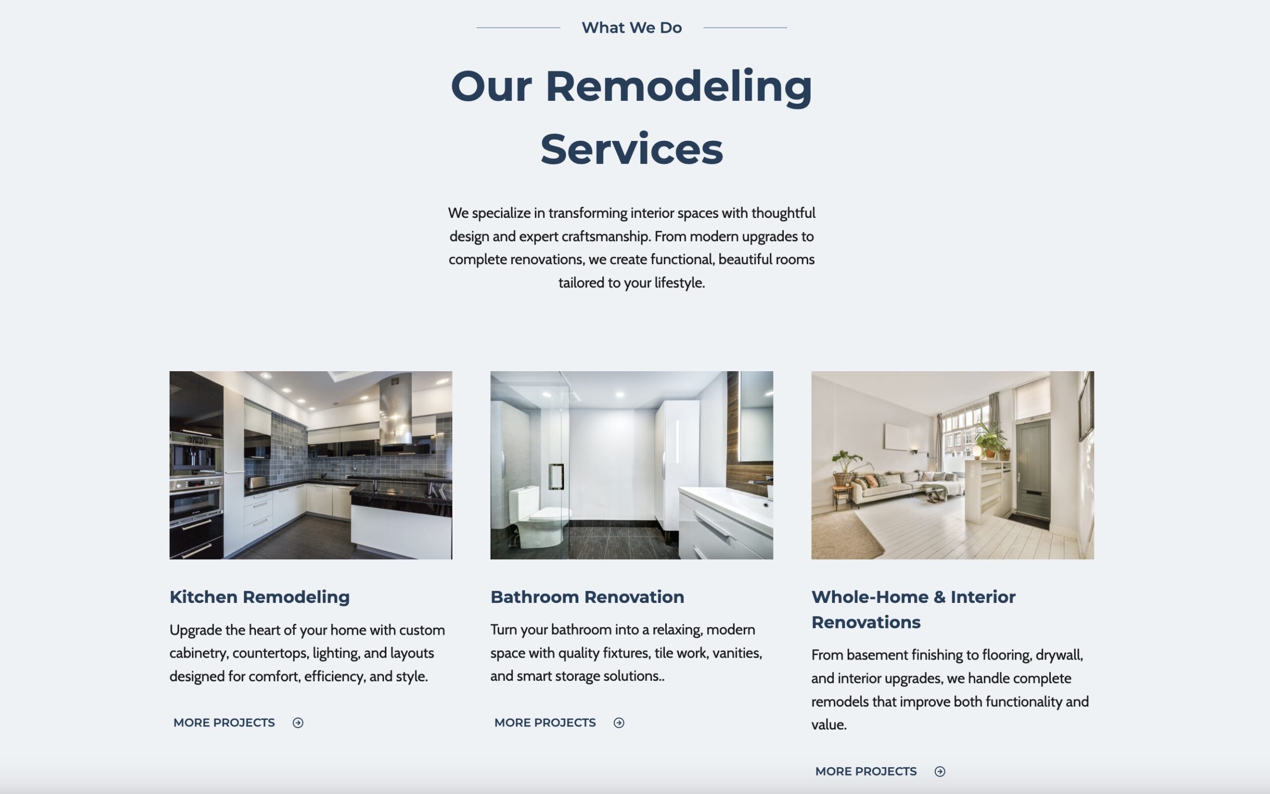 Home Remodeling Services Website - Image 5
