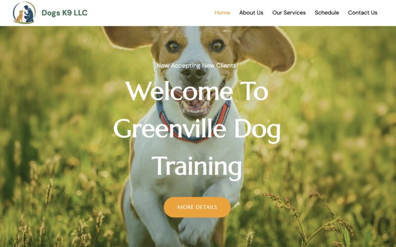 Dog Trainer Website