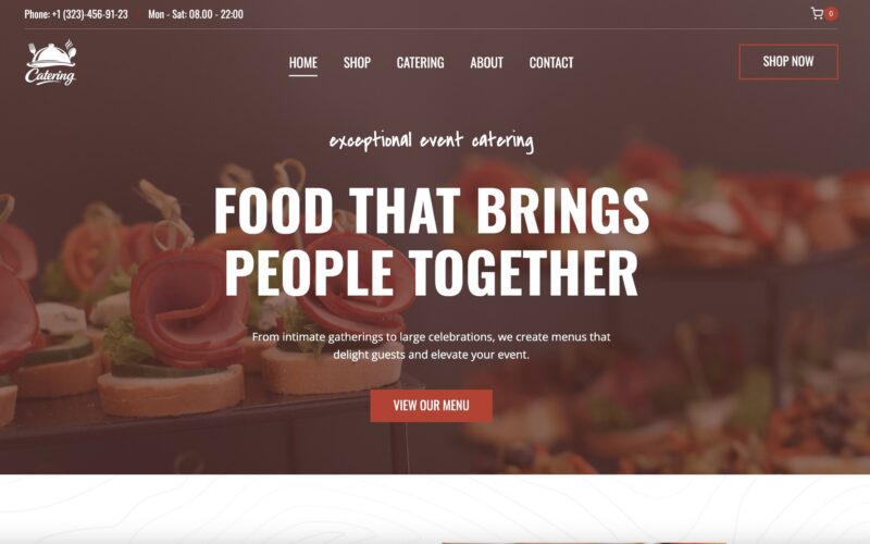 Catering Service Website