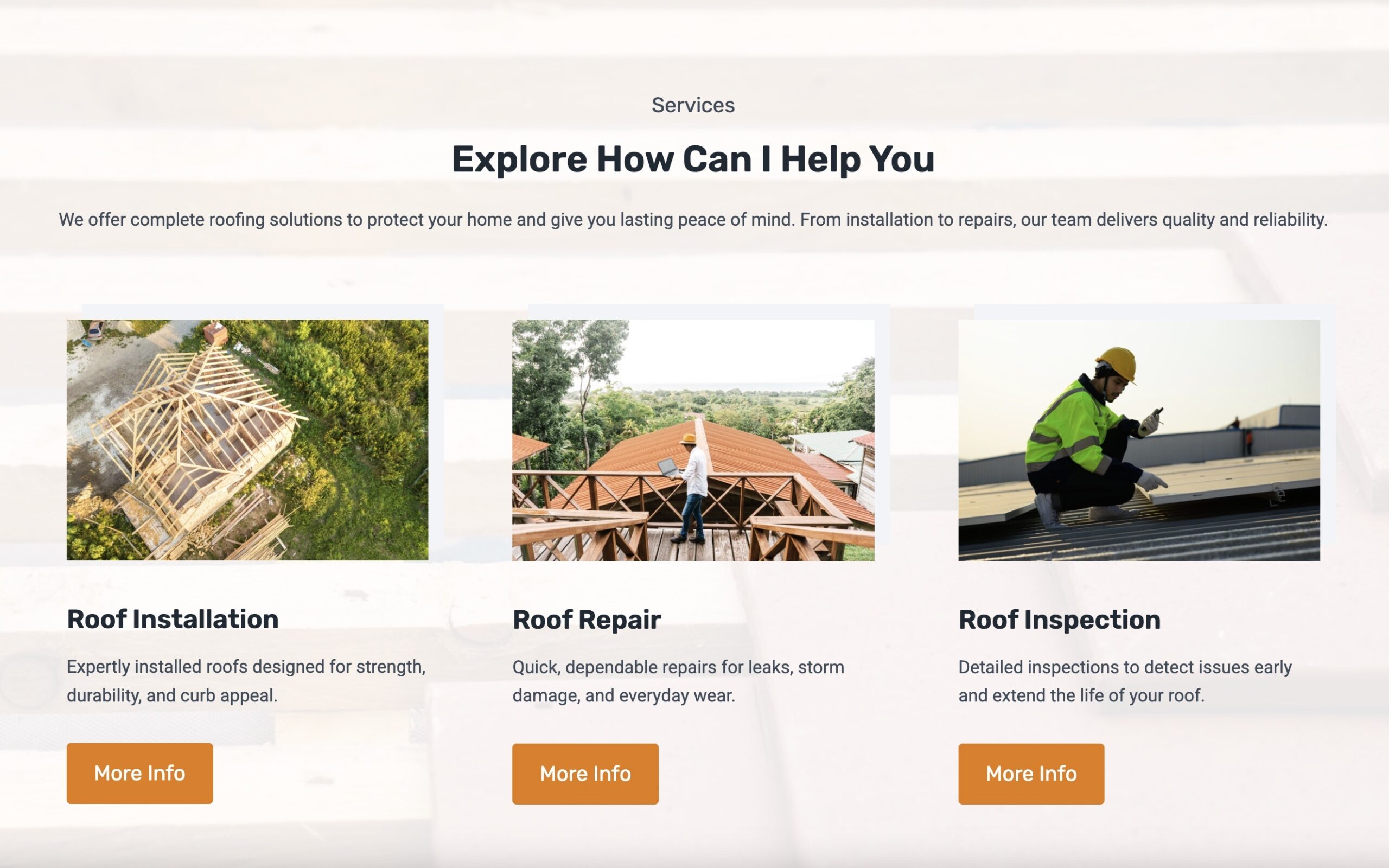 Roofing Company Website - Image 3