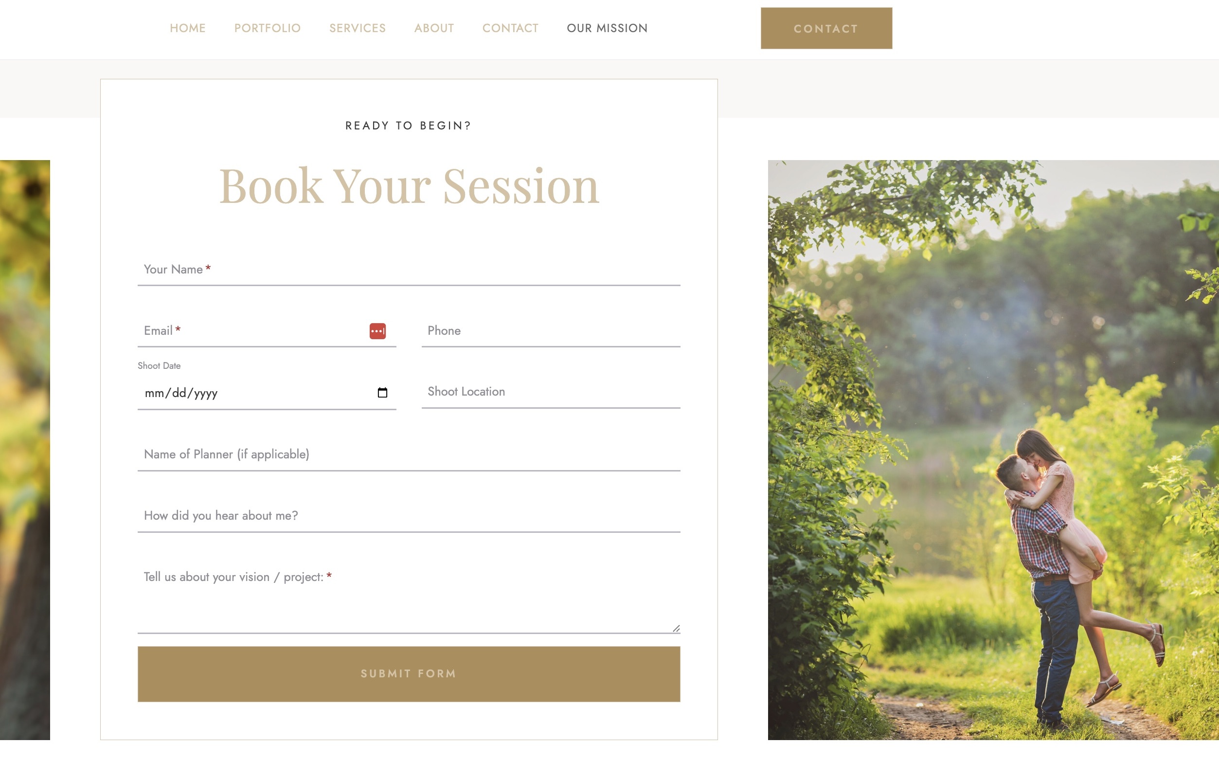 Photographer Website - Image 2